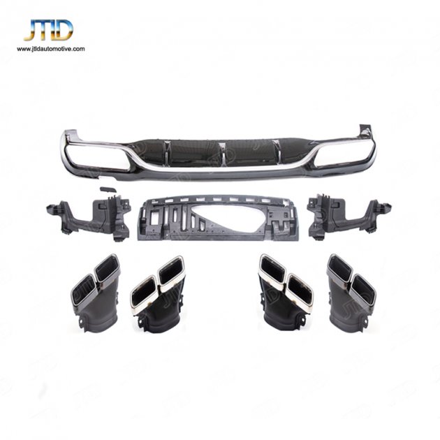 TJ-BE-023 17+ E-CLASS W213 four doors(Sports) upgrade E63 rear diffuser、exhaust tips