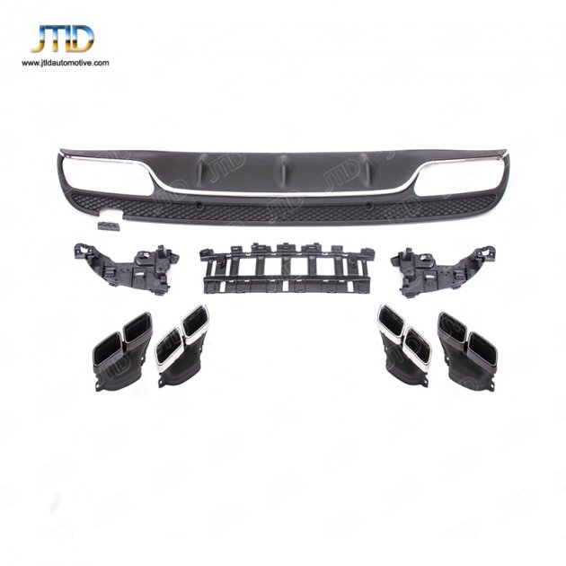 TJ-BE-008 15-18C-CLASS W205-C205 four doors (Sports)upgrade C63 rear diffuser、exhaust tips