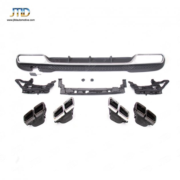 TJ-BE-021 14-16 E-CLASS W212 four doors(Sports)upgrade E63 rear diffuser、exhaust tips