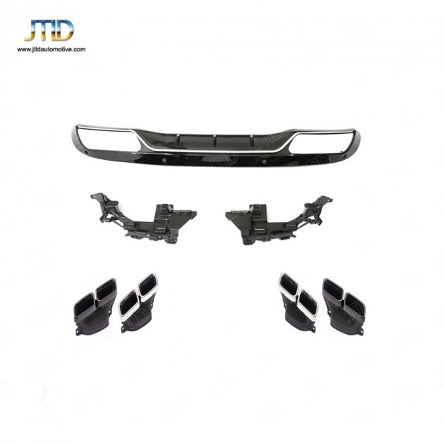TJ-BE-009 15-18C-CLASS W205-C205 four doors (Executive Edition) upgrade C63 rear diffuser、exhaust tips