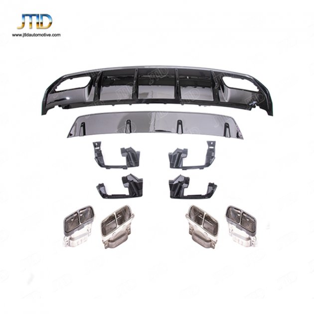 TJ-BE-001 13-18 A-CLASS W176 upgrade A45 rear diffuser、exhaust tips