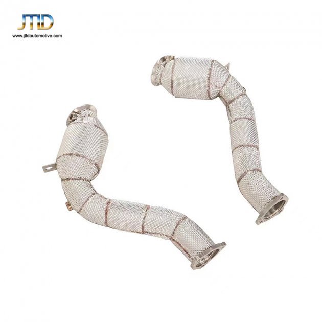 JTDPO-057 Exhaust DownPipe for porsche Cayenne v6 2014 3.6 T cayene S