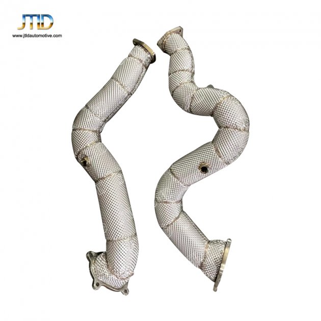 JTDAU-089 Exhaust DownPipe for AUDI S6 S7 RS7 C7 4.0T 2013-2018