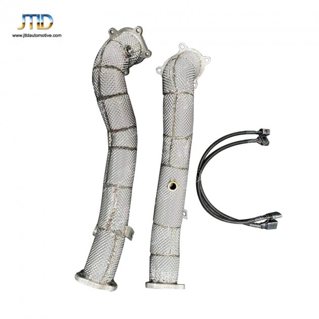 JTDAU-091 Racing front pipe for 2011-2018 Audi RS6 RS7 S6 S7
