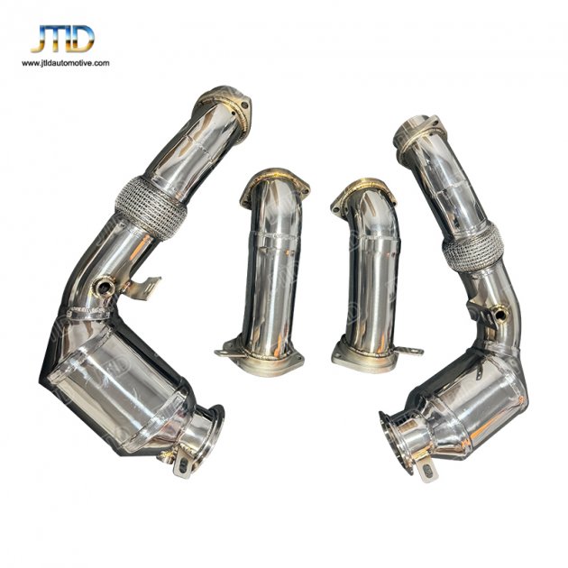 JTDBM-281 Front racing pipes for BMW X5 X6 X7 M60i G05 G06 G07 M60i