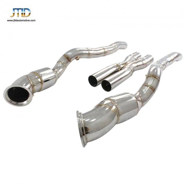 JTDFE-033 Exhaust front racing pipe for Ferrari F12 812 SS304 Stainless Steel Performance