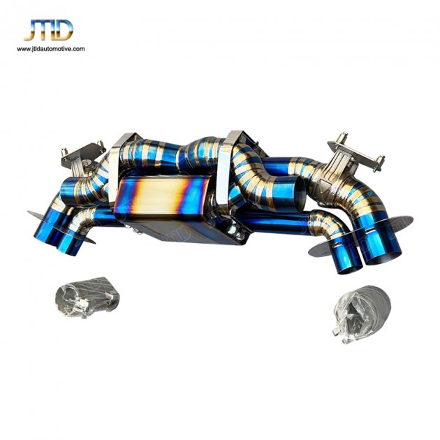 JTS-PO-157 Exhaust System for Porsche 911 992 cARRERA 4S 3.0T 2019-2021 titanium valved sport 