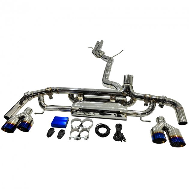JTS-AU-244 Exhaust System for 2017 AUDI Q7 -4M V6 3.0