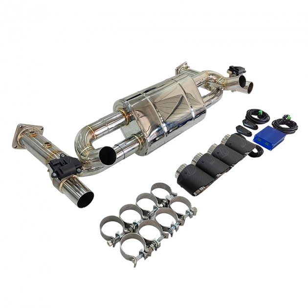 JTS-PO-175 Exhaust System for 2015 Porsche 911 Turbo S cabriolet 3.8L