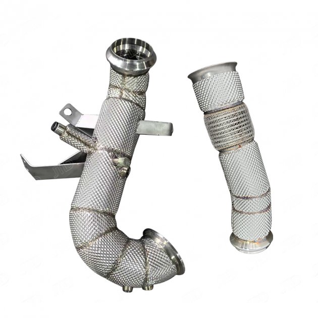 JTDBE-265 Exhaust DownPipe for benz CLA45 GLA45 A45 WI77 AMG 2.0T
