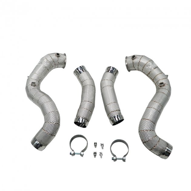 JTDBE-268 Exhaust DownPipe for BENZ AMG C63 C63S W205 without OPF