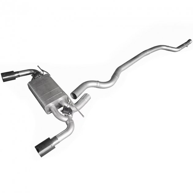 JTS-BM-524 Exhaust System for 2018 BMW F30 340i 3.0L Inline 6