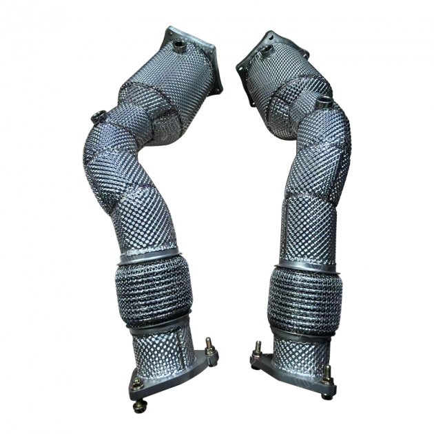 JTDPO-077 Exhaust DownPipe for 2011 958 Porsche cayenne turbo 4.8T