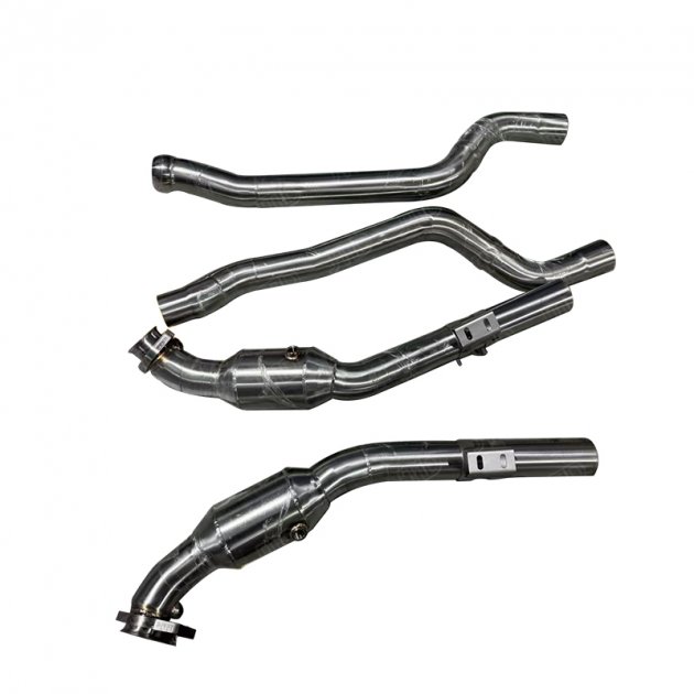 JTDBE-269 Exhaust DownPipe for 2012 Mercedes W212 e63 amg 5.5L v8