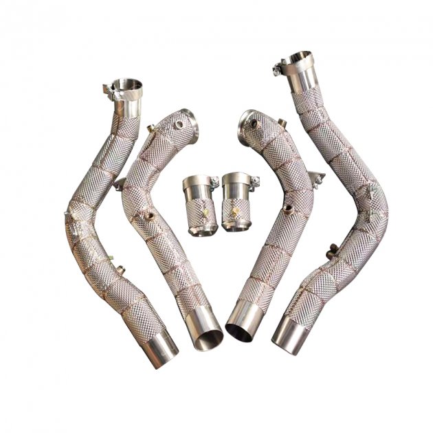 JTDBE-276 Exhaust DownPipe for benz W465 G63 with opf