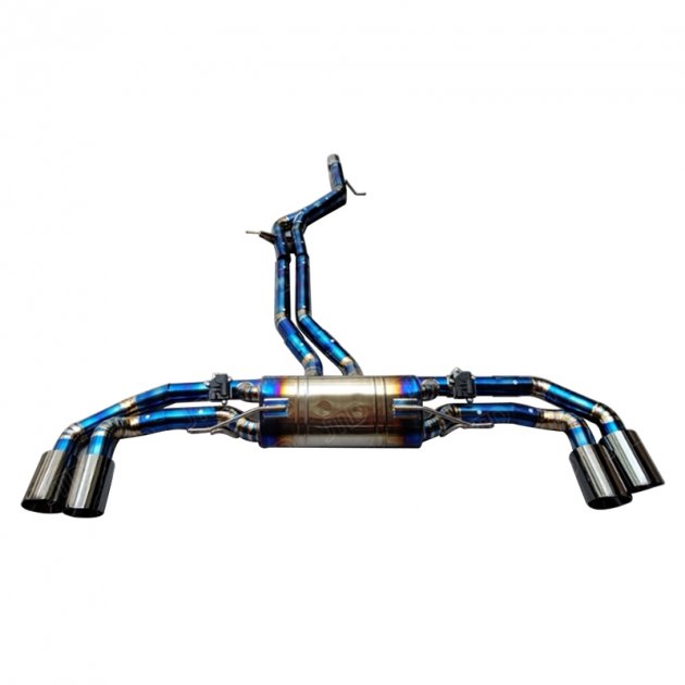 JTS-AU-255 Valved exhaust system for AUDI Q8 V6 AWD 3.0 Quattro prestige S line 2019+