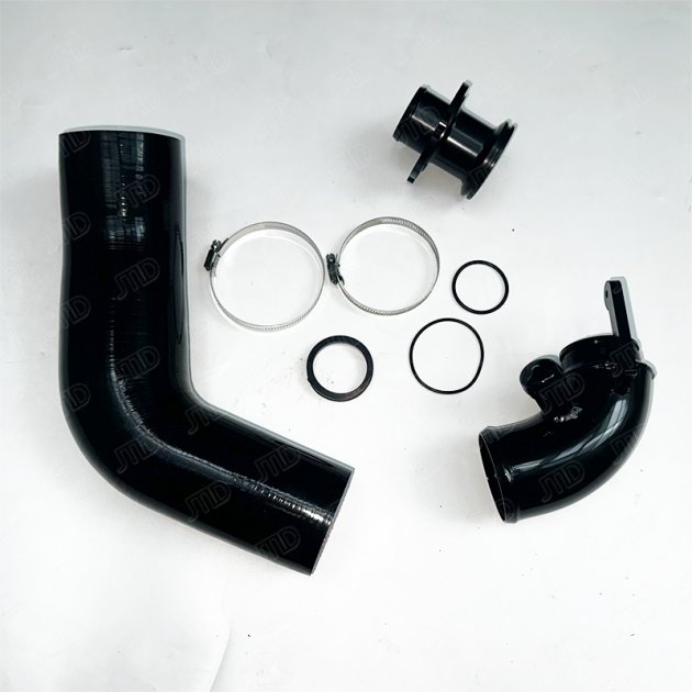 VW-008 Silicone Intake Hose Pipe Turbo Inlet Elbow Muffler Delete for Golf MK7 R Audi 2015+ V8 MK3 A3 S3 TT Ea888 3gen Engine