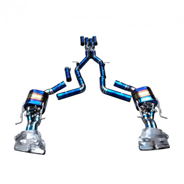 JTS-BE-313 valved sport exhaust system for Mercedes E63 amg W212 2012-2016  2012-2016 e63-4M S 