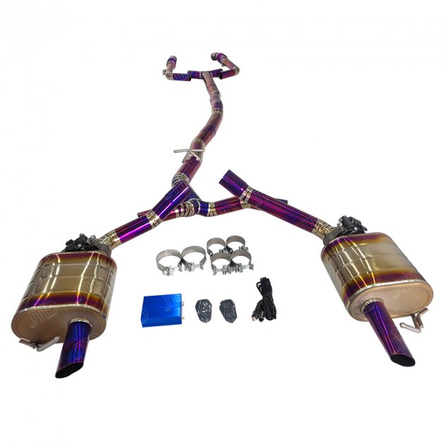 JTS-BE-314 Exhaust System for benz E450 4Matic Coupe  3.0