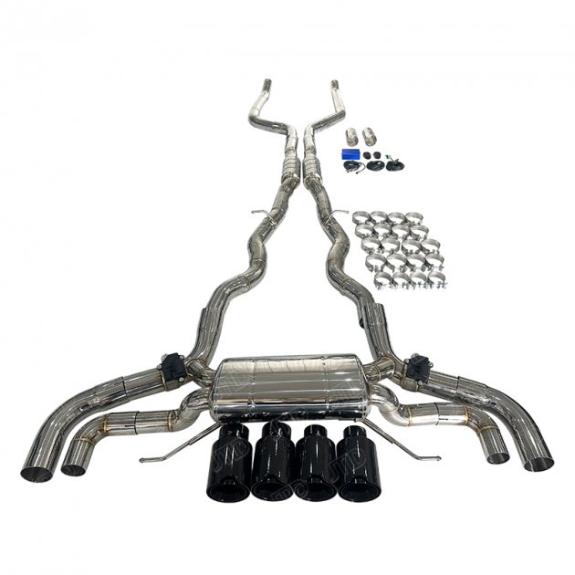 JTS-BM-550 Exhaust System for BMW M850l n63 v8 4.4 engine