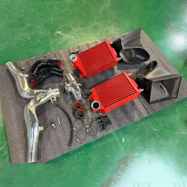 JTIS-023 For Porsche 991.2 3.0T Models High Flow Kit Comprising Intercooler, Turbo Inlet Y-Pipe
