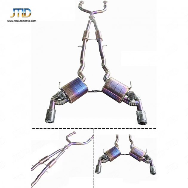 JTS-IN-019 Exhaust System for Infiniti Q50 3.7L VR30 3.0T