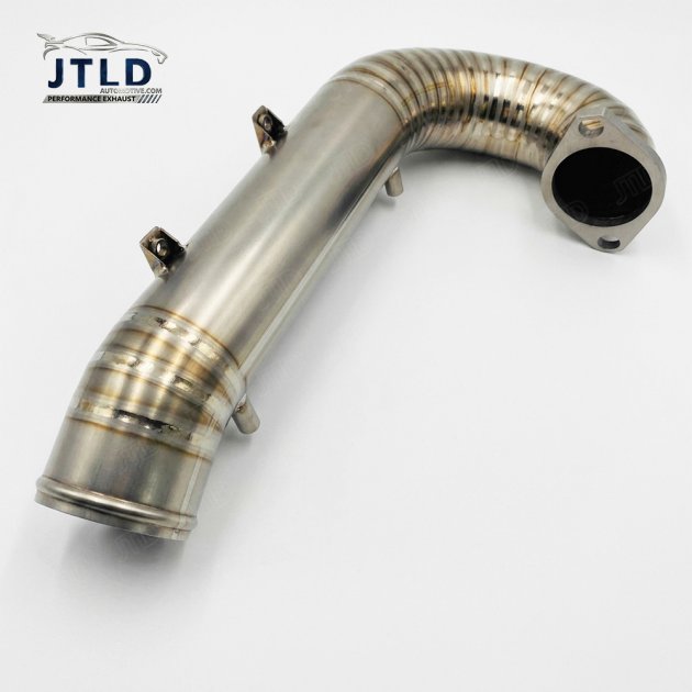 CP-HO-007 Titanium Turbo Inlet Pipe Crossover Tube for Honda Civic Type R FK8 2.0T K20C1 2017-2021