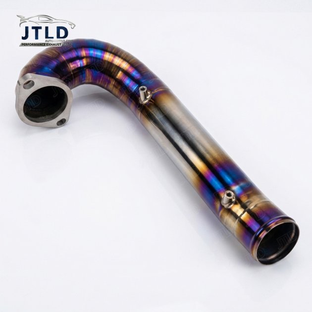 CP-HO-009 Titanium Turbo Inlet Pipe Crossover Tube for Honda Civic Type R FK8 2.0T K20C1 2017-2021