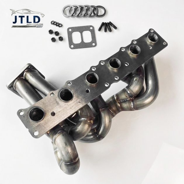 JTBM-041 Top Mount Single Turbo Exhaust Manifold for BMW N54 E82 E90 E92 135i 335i 535i Twin Scroll T4 Flange