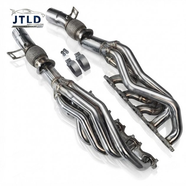 JTAD-014 Equal Length Exhaust Manifold Long Tube Headers for Audi R8 V10 5.2L Lamborghini Huracan LP610 LP580 Gallardo LP560 Stainless Steel 5-1 Turbo Manifold