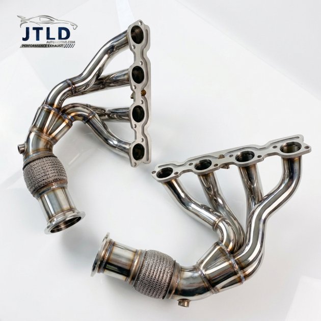 JTEH-FE-005 Exhaust Manifold Headers for Ferrari 458 Italia  Spider 2010-2015 4-to-1 Long Tube