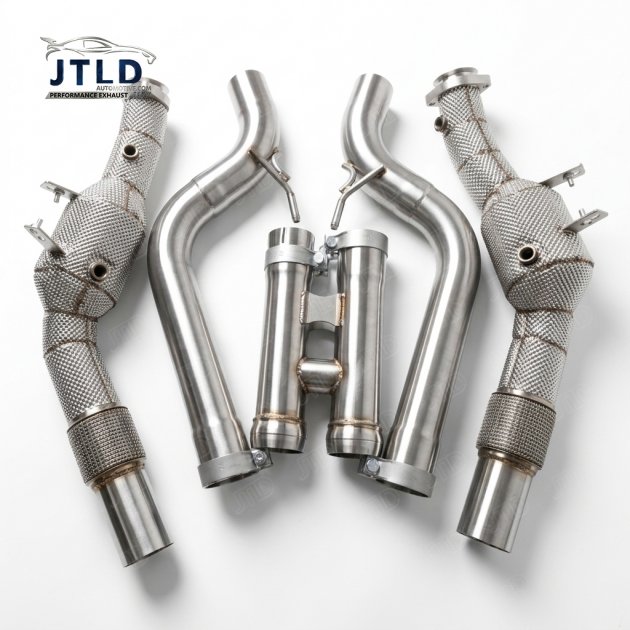 JTDBE-291 Exhaust DownPipe for BENZ W222 S63S 5.5L