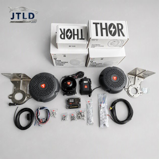 JT-ED-023 Electronic Exhaust Sound System with Dual Storm Speakers
