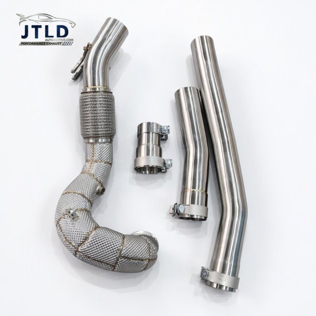 JTDAU-145 Exhaust DownPipe for 2015 Audi TT Mk3 front-wheel drive without OPF