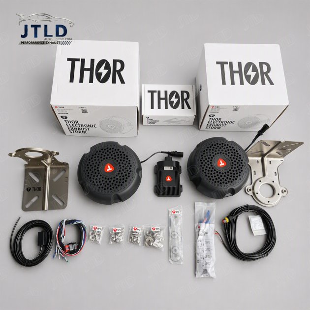 JT-ED-024 Electronic Exhaust Sound System with Dual Storm Speakers