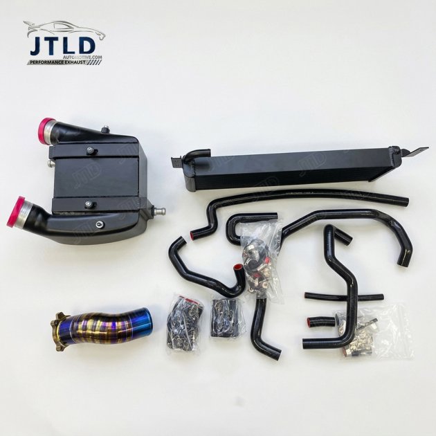 JTIS-053 Upgraded Engine Cooling Kit Intercooler Radiator Charge Pipe Performance Set for BMW M5 F90 S63 V8 2018-2023